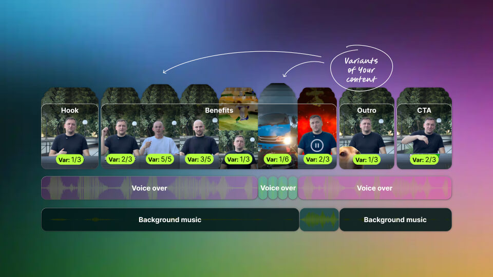 Video editing interface